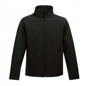 ABLAZE MEN'S PRINTABLE SOFTSHELL, Black/Black (Jackets)