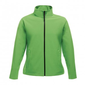 ABLAZE WOMEN'S PRINTABLE SOFTSHELL, Extreme Green/Black (Jackets)