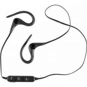 ABS earphones Cecilio, black (Earphones, headphones)