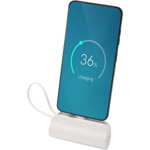 Alnair 5000 mAh 10W recycled plastic Type-C power bank with 