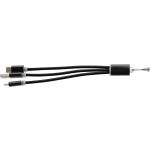 Aluminium alloy cable set, Black (9215-01)