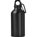 Aluminium bottle Santiago, black (7552-01CD)