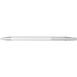 Aluminium click-action ballpoint pen, white (7983-02)