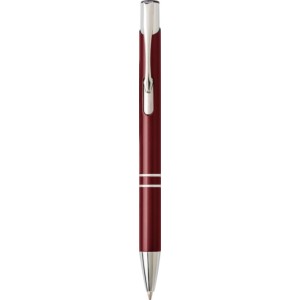Aluminium ballpen Delia, burgundy