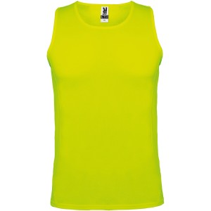 Andre kids sports vest, Fluor Yellow (T-shirt, mixed fiber, synthetic)
