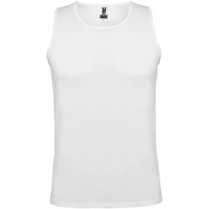 Andre men's sports vest, White (T-shirt, mixed fiber, synthetic)