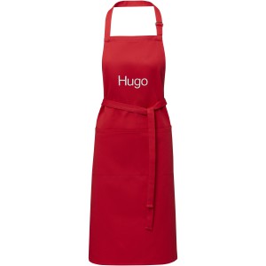 Andrea 240 g/m2 apron with adjustable neck strap, Red (Apron)