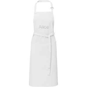 Andrea 240 g/m2 apron with adjustable neck strap, White (Apron)
