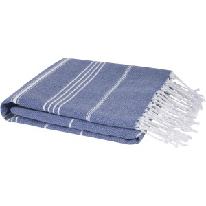 Anna 150 g/m2 hammam cotton towel 100x180 cm, Blue (Towels)