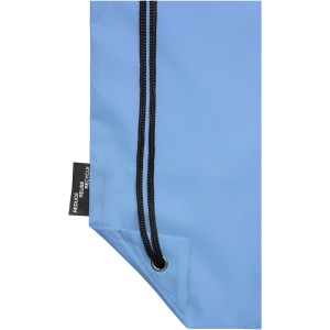 Oriole RPET drawstring backpack 5L, Light blue (Backpacks)