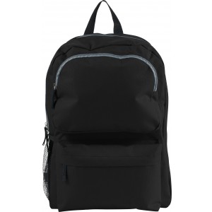 Polyester (600D) backpack Harrison, black (Backpacks)