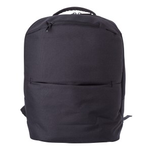 Polyester (600D) laptop backpack Nicolas, Black (Backpacks)