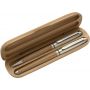 Bamboo writing set Addie, brown