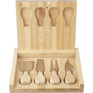 Bamboo cheese board Zea, brown