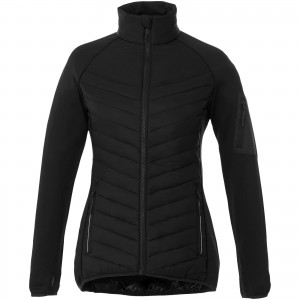 Banff hybrid insulated ladies jacket, solid black (Jackets)