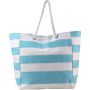 Cotton beach bag Luzia, light blue