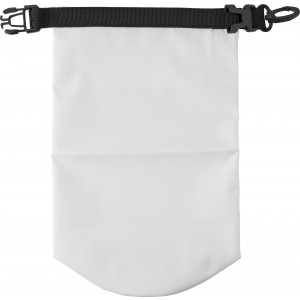 Polyester (210T) watertight bag Pia, white (Beach bags)