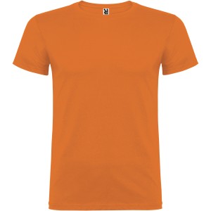 Beagle short sleeve men's t-shirt, Orange (T-shirt, 90-100% cotton)