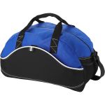 Boomerang duffel bag, solid black,Royal blue (11953202)