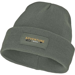 Boreas beanie with patch, Green (Hats)