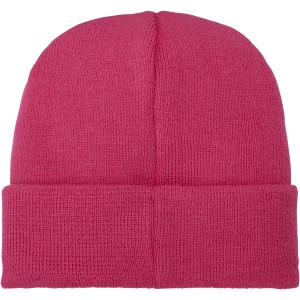 Boreas beanie with patch, magenta (Hats)