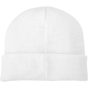 Boreas beanie with patch, white (Hats)