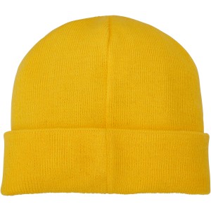 Boreas beanie with patch, yellow (Hats)