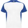 Bugatti short sleeve unisex sports t-shirt, White, Royal blue