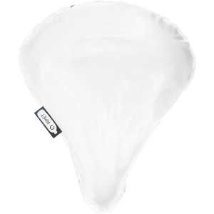 Jesse recycled PET waterproof bicycle saddle cover, White (Bycicle items)