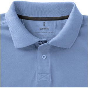 Calgary short sleeve men's polo, Light blue (Polo shirt, 90-100% cotton)