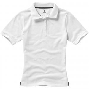 Calgary short sleeve women's polo, White (Polo shirt, 90-100% cotton)