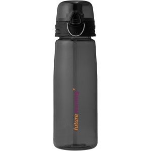 Capri 700 ml sport bottle, Transparent black (Sport bottles)