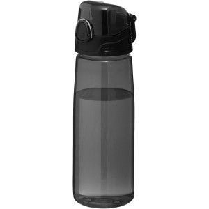 Capri 700 ml sport bottle, Transparent black (Sport bottles)