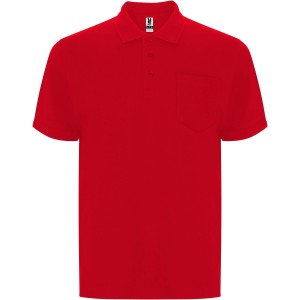 Centauro Premium short sleeve unisex polo, Red (Polo shirt, 90-100% cotton)