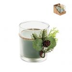 Christmas candle holder, green (CX1508-09)