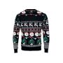 Christmas LED sweater S/M, Black