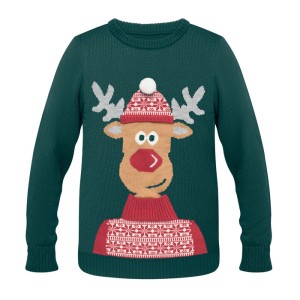 Christmas sweater L/XL, Green (Pullovers)