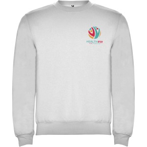 Clasica unisex crewneck sweater, Ash white melange (Pullovers)