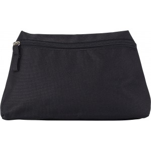 Polyester (600D) toilet bag Bonnie, black (Cosmetic bags)