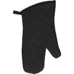 Cotton oven mittens Elsie, black (737254-01CD)