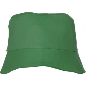 Cotton sun hat Felipe, green (Hats)