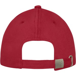 Davis 6 panel cap, Red (Hats)