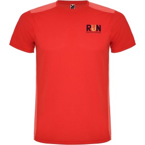 Detroit short sleeve kids sports t-shirt, Red (T-shirt, mixed fiber, synthetic)