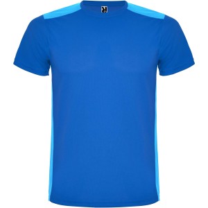 Detroit short sleeve unisex sports t-shirt, Royal blue, Light Royal (T-shirt, mixed fiber, synthetic)