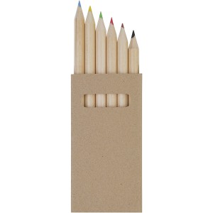 Artemaa 6-piece pencil colouring set, Natural (Drawing set)