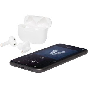 Essos 2.0 True Wireless auto pair earbuds with case, White (Earphones, headphones)