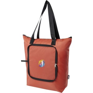 EcoFold RPET foldable tote cooler bag 15L, Brick (Cooler bags)