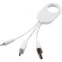 Troop 3-in-1 charging cable, White