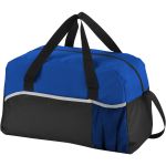 Energy duffel bag, solid black,Royal blue (11993201)