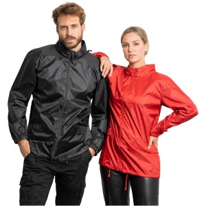 Escocia unisex lightweight rain jacket, Red (Jackets)